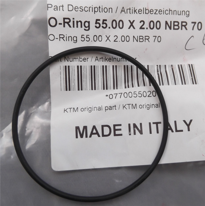 HUSQVARNA O-ring 55.00x2.00 NBR70