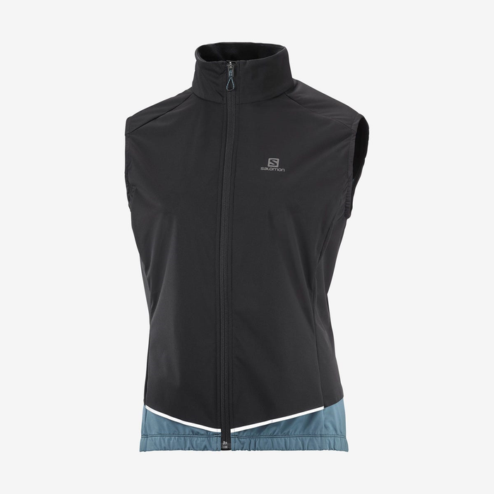 SALOMON cross-country skiing vest Light Shell W black