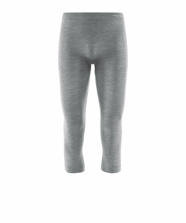 FALKE termobikses 3/4 Wool Tech Ljusgrå