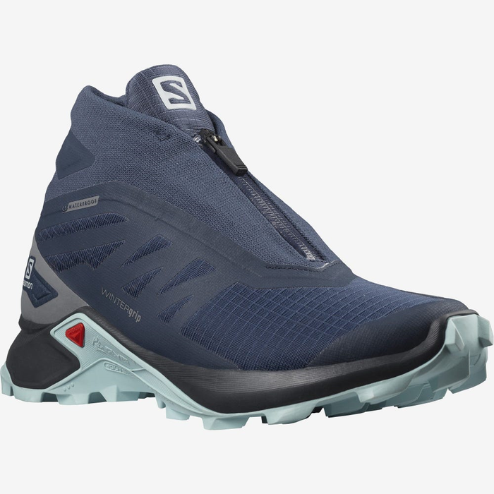SALOMON Supercross Winter CSWP W dark blue/blue skor