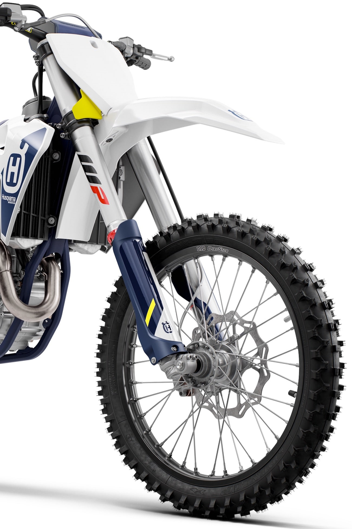 HUSQVARNA plastic fr fork guards FC/TC '22 blue/white