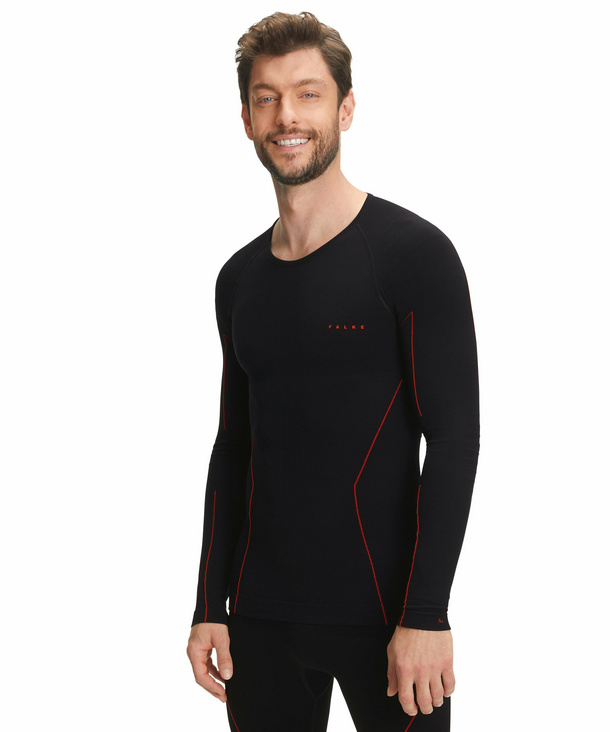 falke-termokrekls-ls-warm-black-red