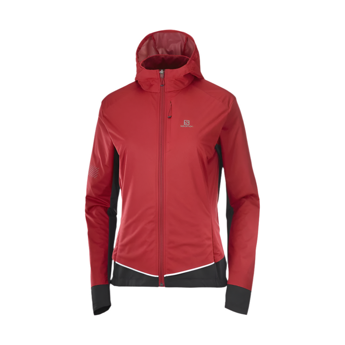SALOMON cross-country skiing jacket W Light Shell red chilli