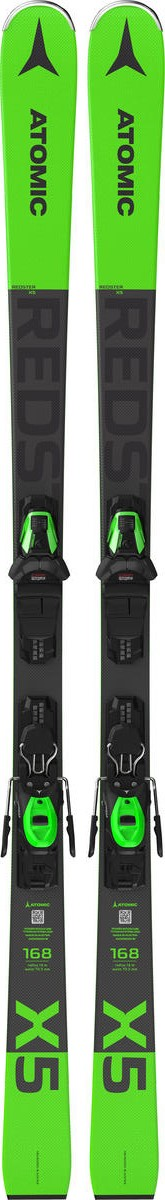 ATOMIC alpina skidor med bindningar Redster X5 grön/grå