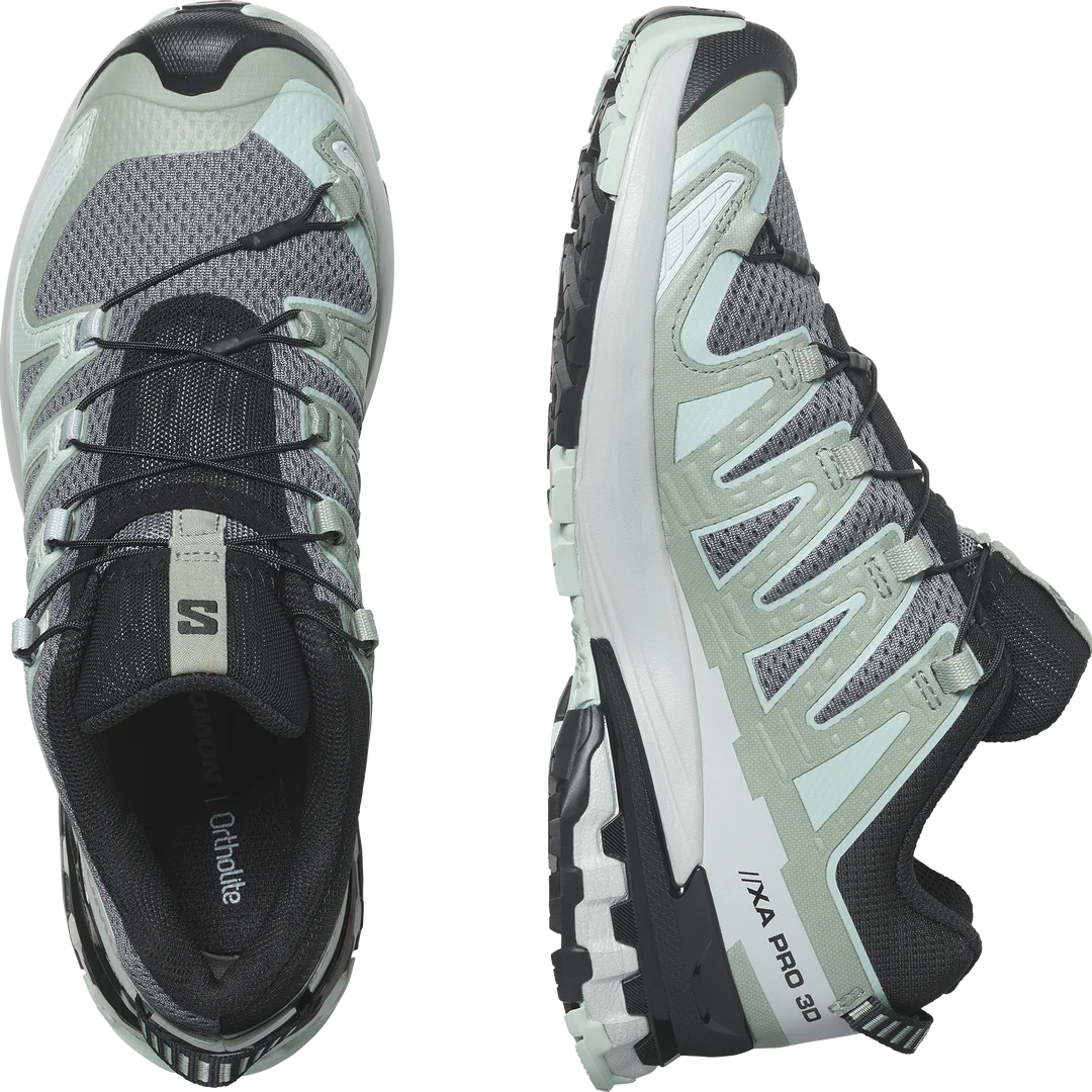 SALOMON skor XA Pro 3D V9 W ljusblå/grön/grå