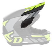 6D hjälmvisir ATB-3 neon gul