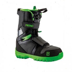 NITRO zābaki Rental Youth QLS black/green 22.5