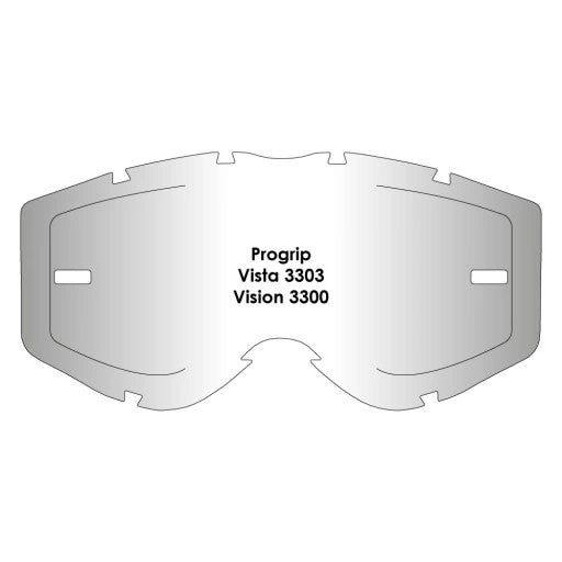 AIRSCREEN-lins för Progrip Vista 3303/Vision 3300, transparent