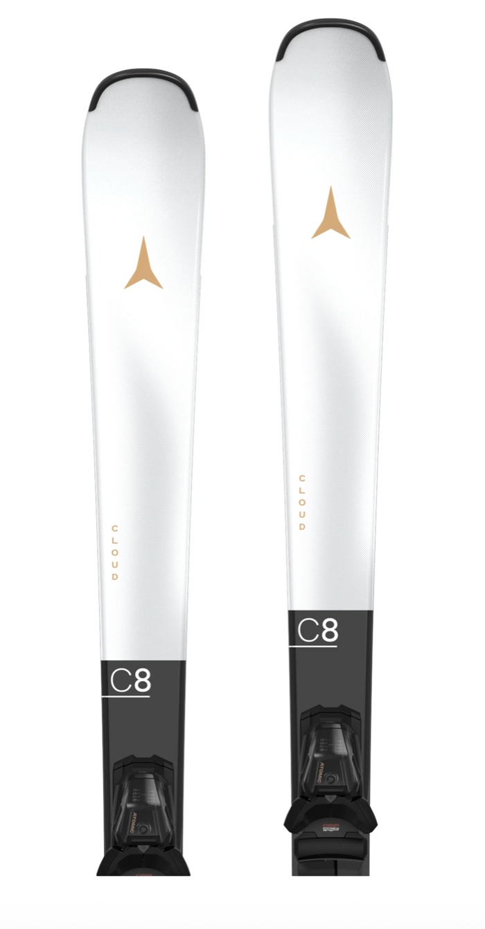 ATOMIC Cloud C8 LT wh/bk w/E M10 GW ski set