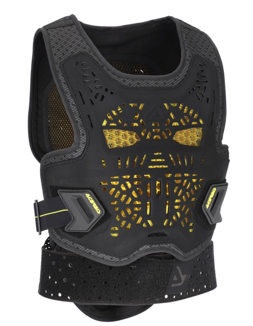 ACERBIS DNA 2.0 juoda/geltona apsauginė liemenė