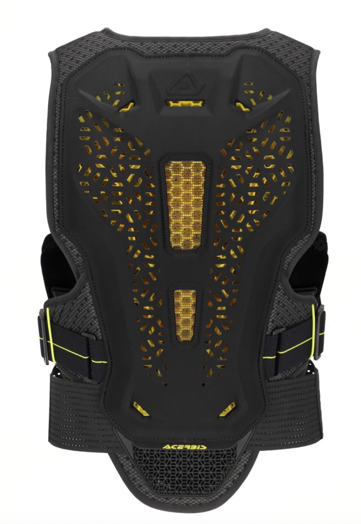 ACERBIS DNA 2.0 juoda/geltona apsauginė liemenė