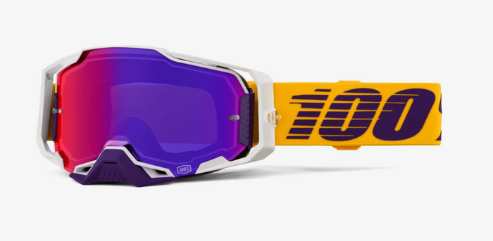 100% goggles Armega Difenbak med spegel lila