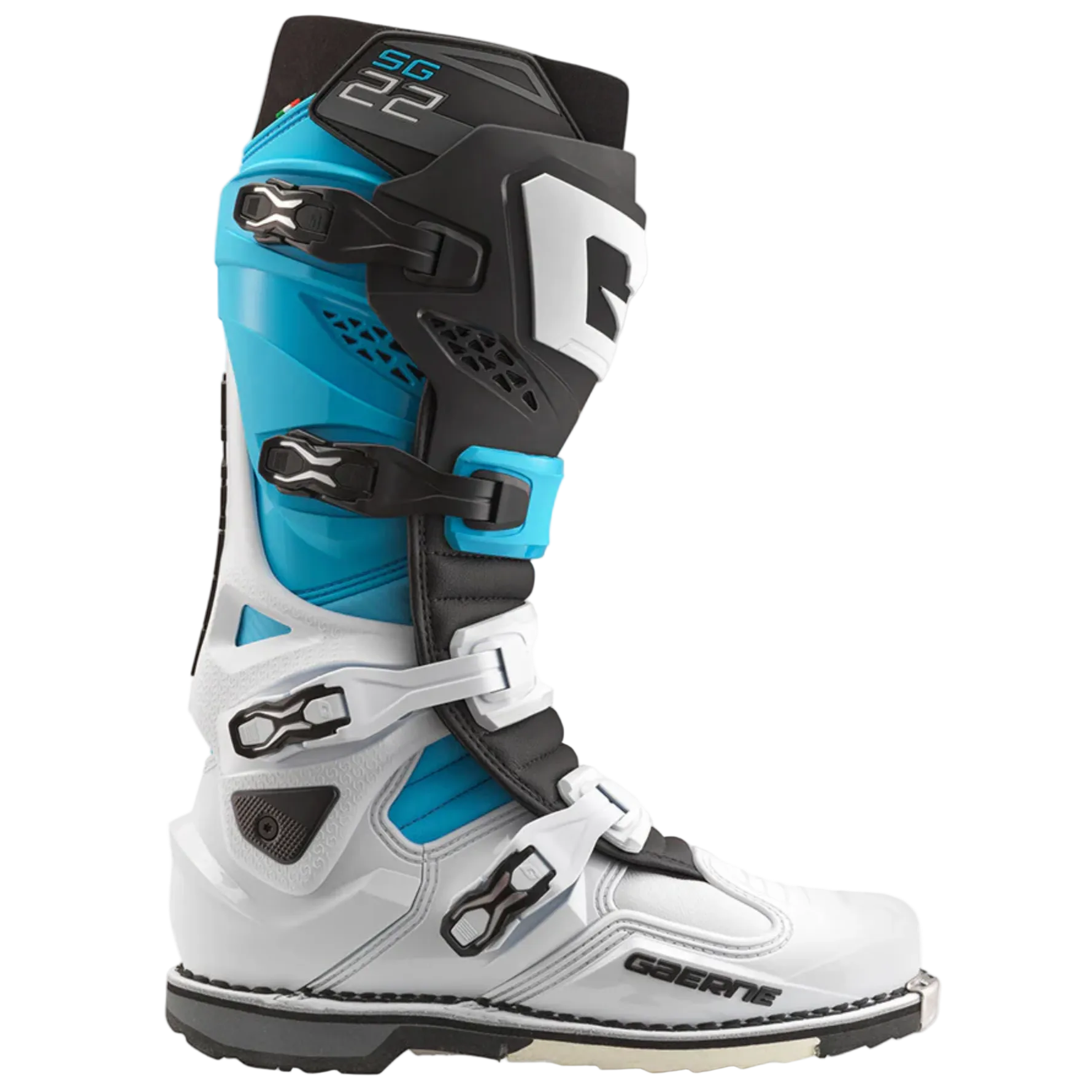 GAERNE zābaki SG 22 white/black/light blue