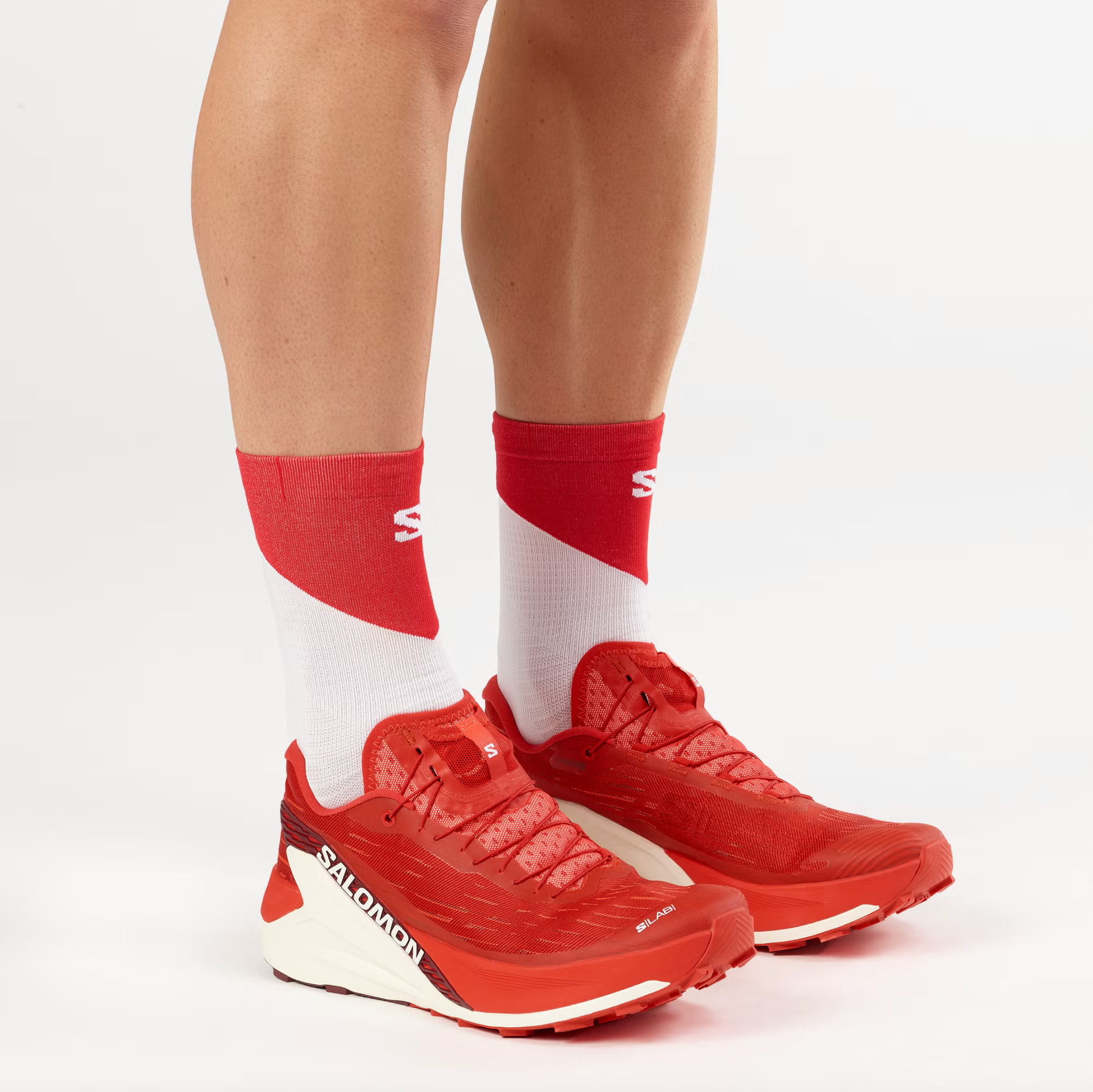 SALOMON skor S/Lab Pulsar 4 fiery red/vanilla ice/andorra