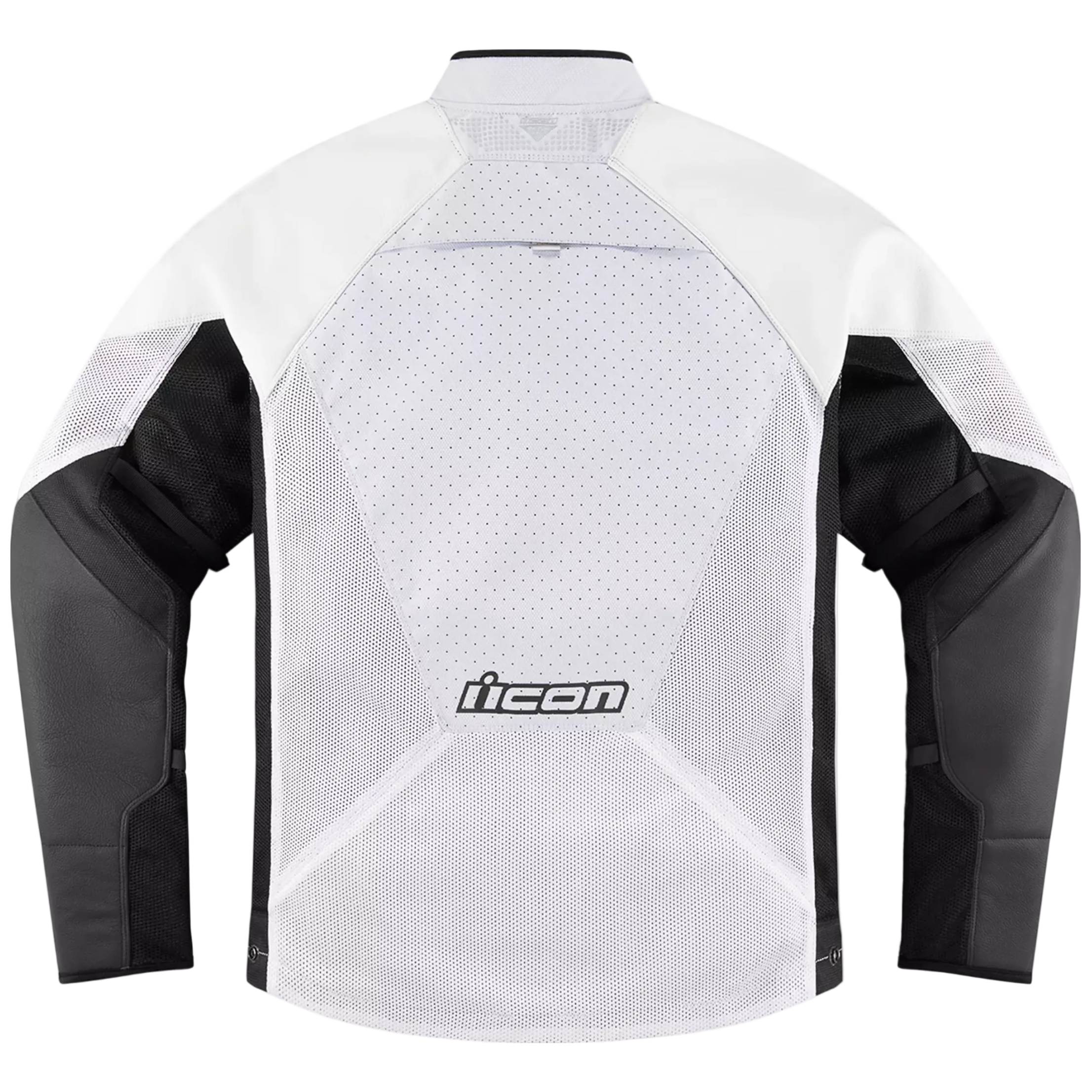 ICON jacket Mesh AF Leather CE white/black