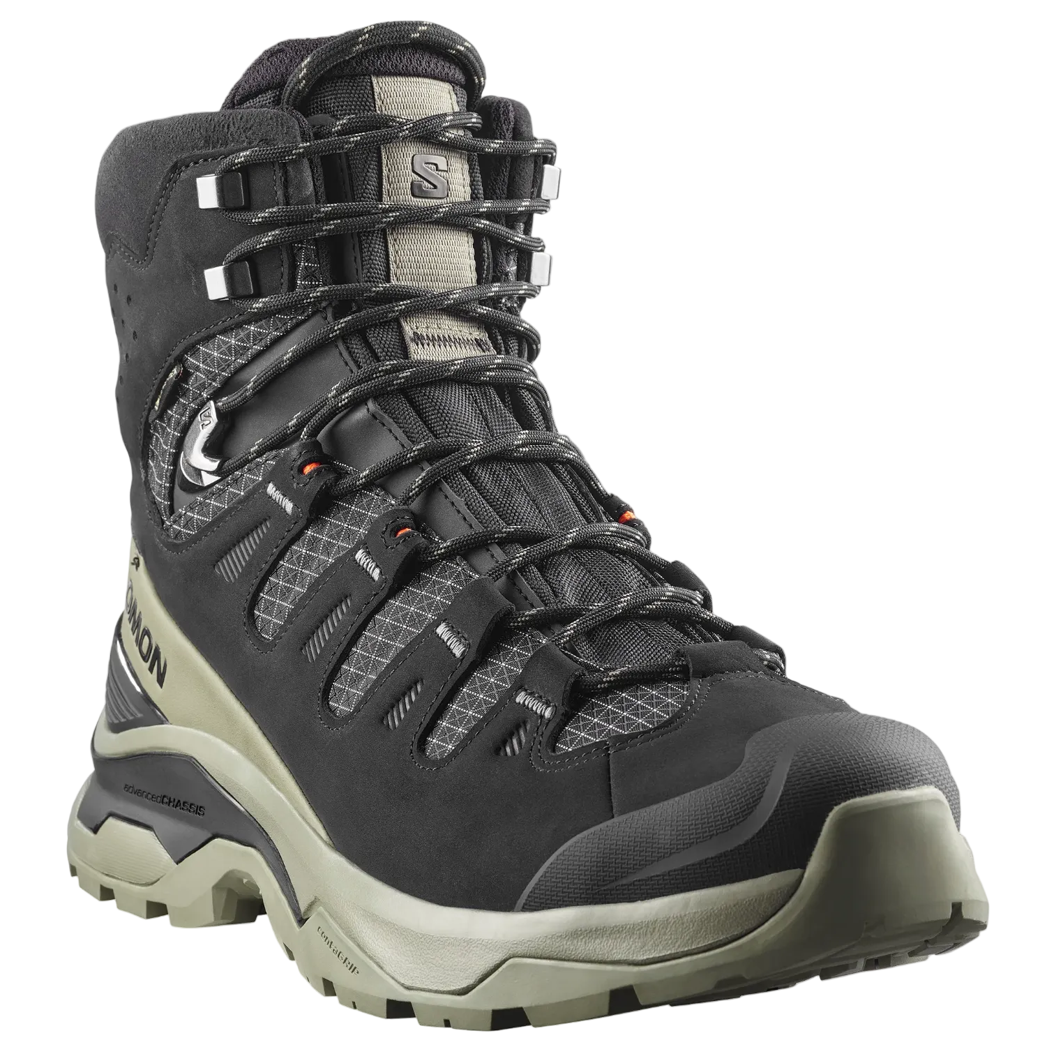 SALOMON shoes Quest 5 GTX black/deep litchen green/black