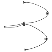 SALOMON silicone rubber for hydration pack with Quick Link Active/Adv/XA Skin Set black