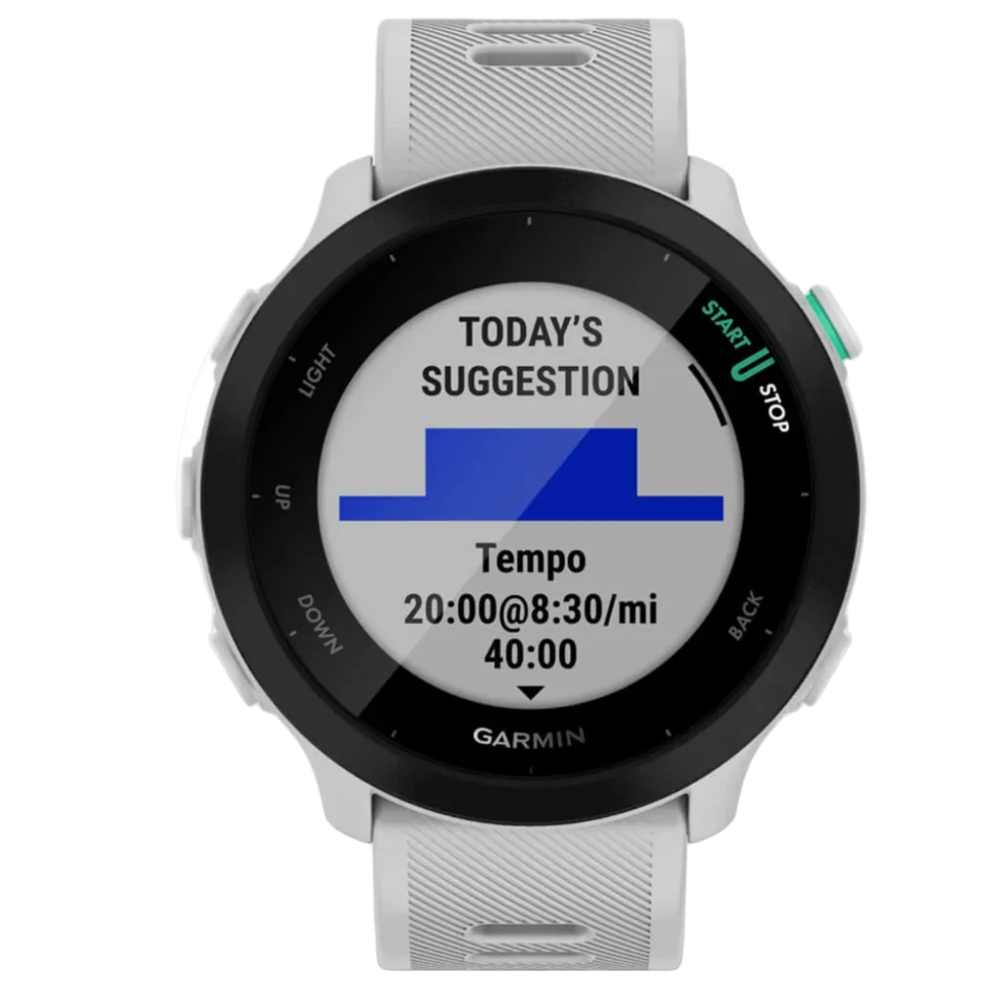 GARMIN watch Forerunner 55 GPS EURC whitestone