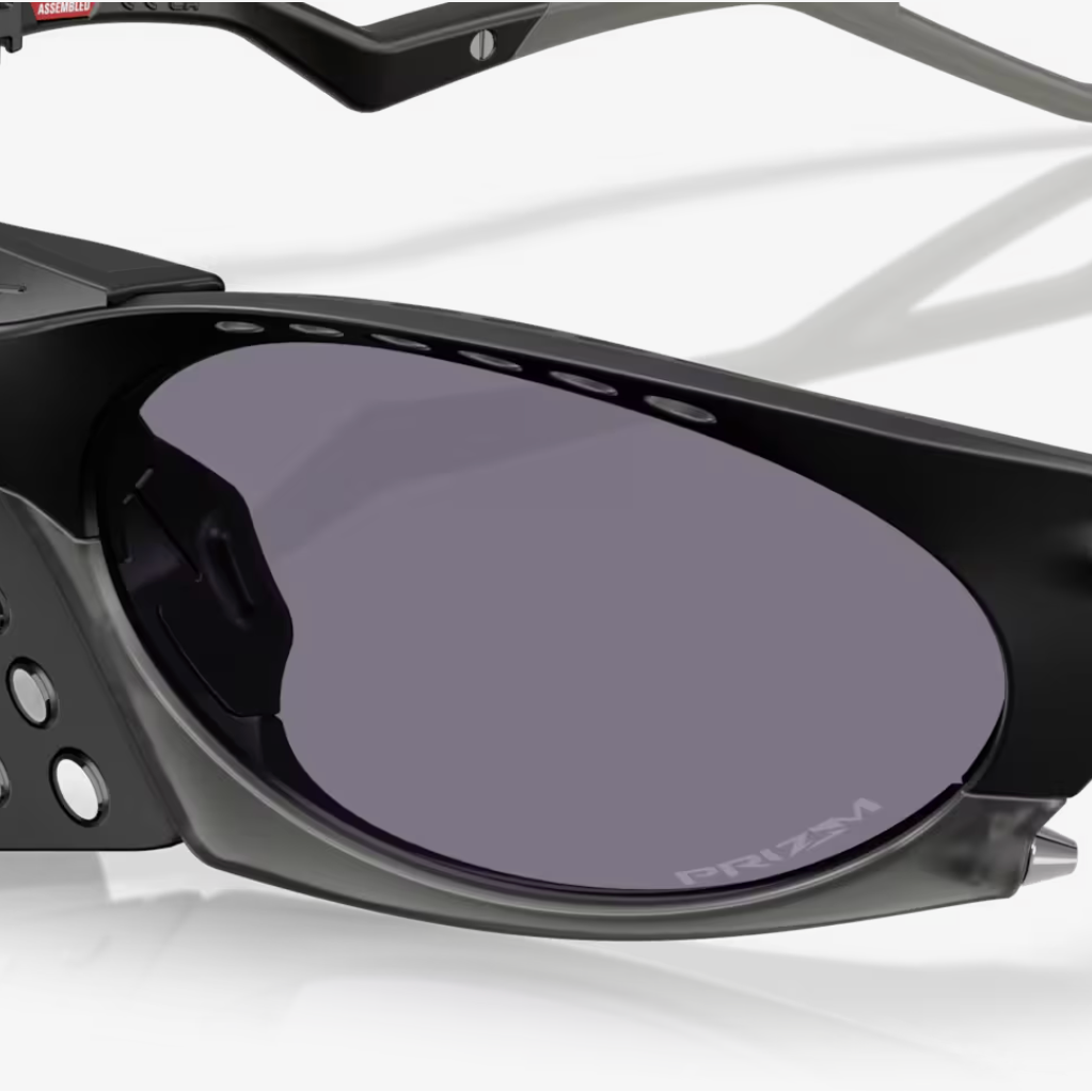 OAKLEY solglasögon Plantaris matt svart med prizm grå