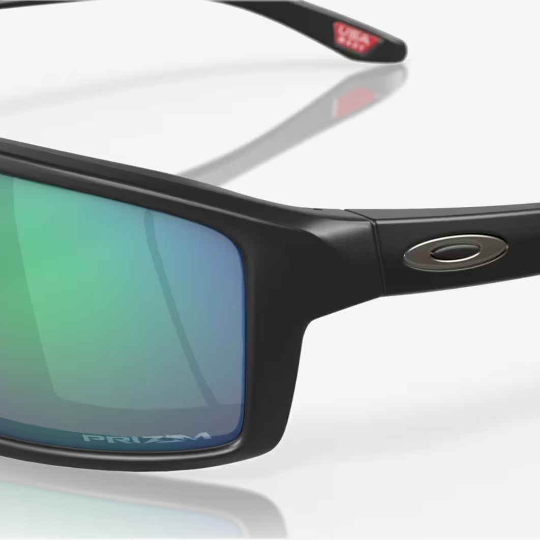 OAKLEY solglasögon Gibston matt svart med prizm jade
