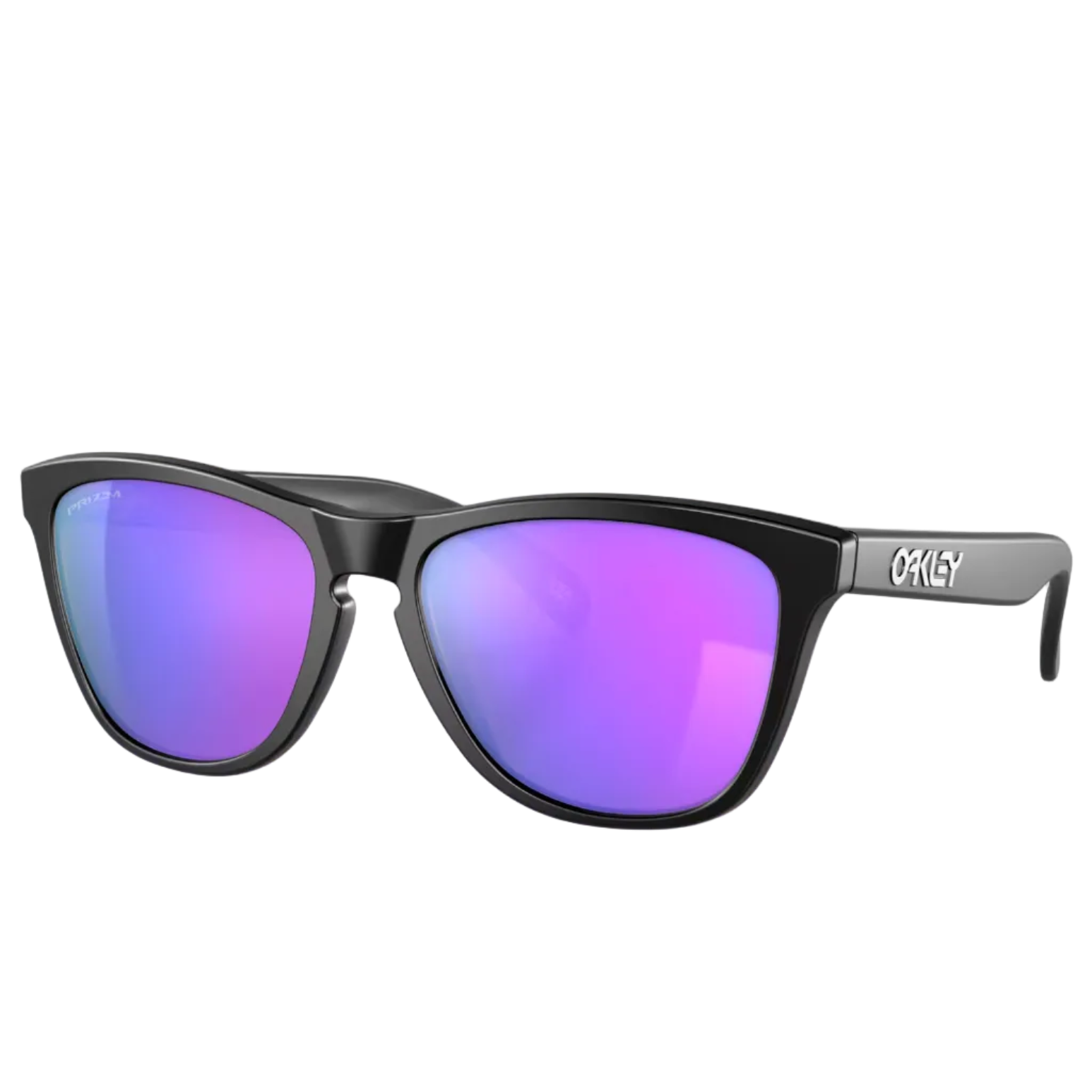 OAKLEY solglasögon Frogskins matt svart med prizm violet