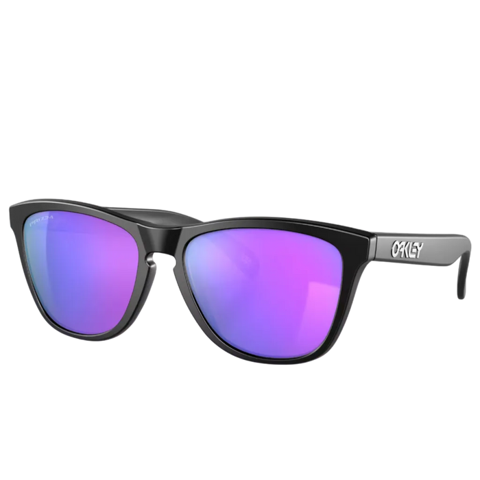 OAKLEY solglasögon Frogskins matt svart med prizm violet