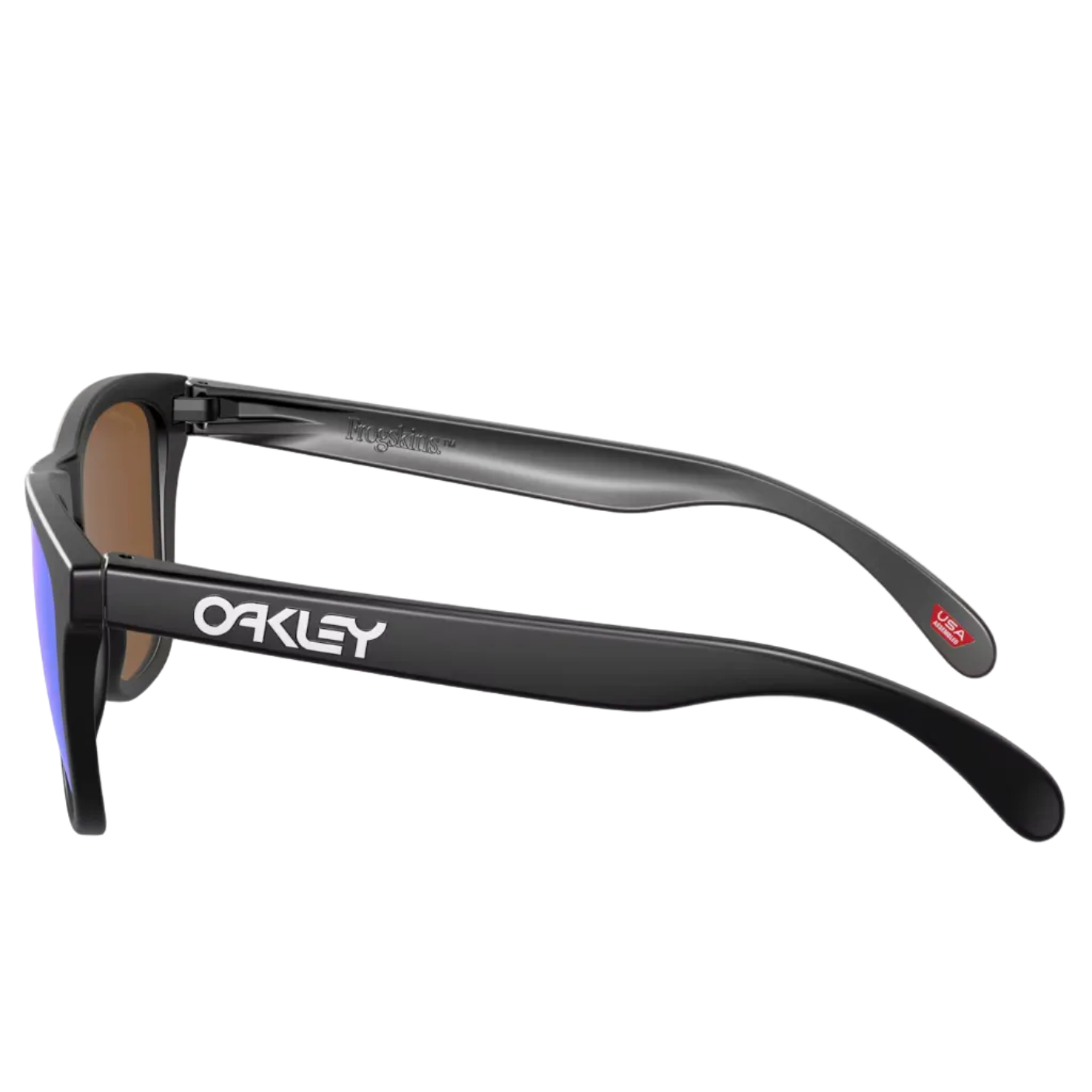 OAKLEY solglasögon Frogskins matt svart med prizm violet