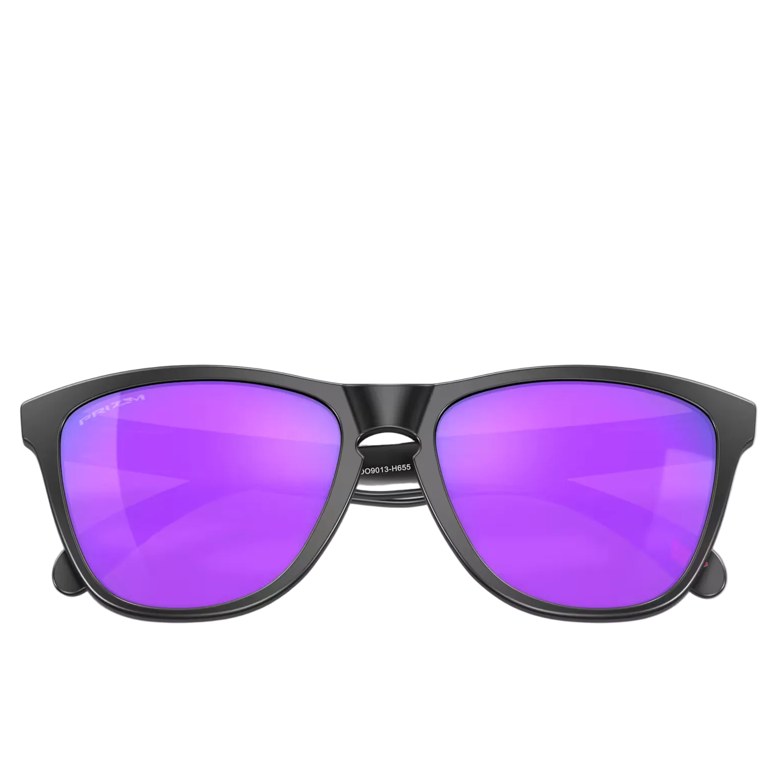 OAKLEY solglasögon Frogskins matt svart med prizm violet
