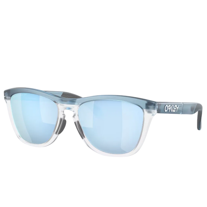 OAKLEY solglasögon Frogskins Range trans stonewash clear med Prizm Deep Water Polar