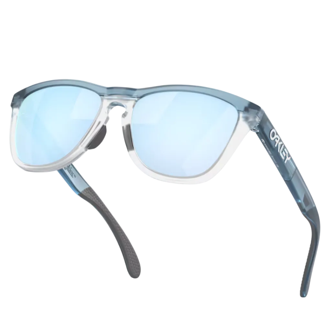 OAKLEY solglasögon Frogskins Range trans stonewash clear med Prizm Deep Water Polar