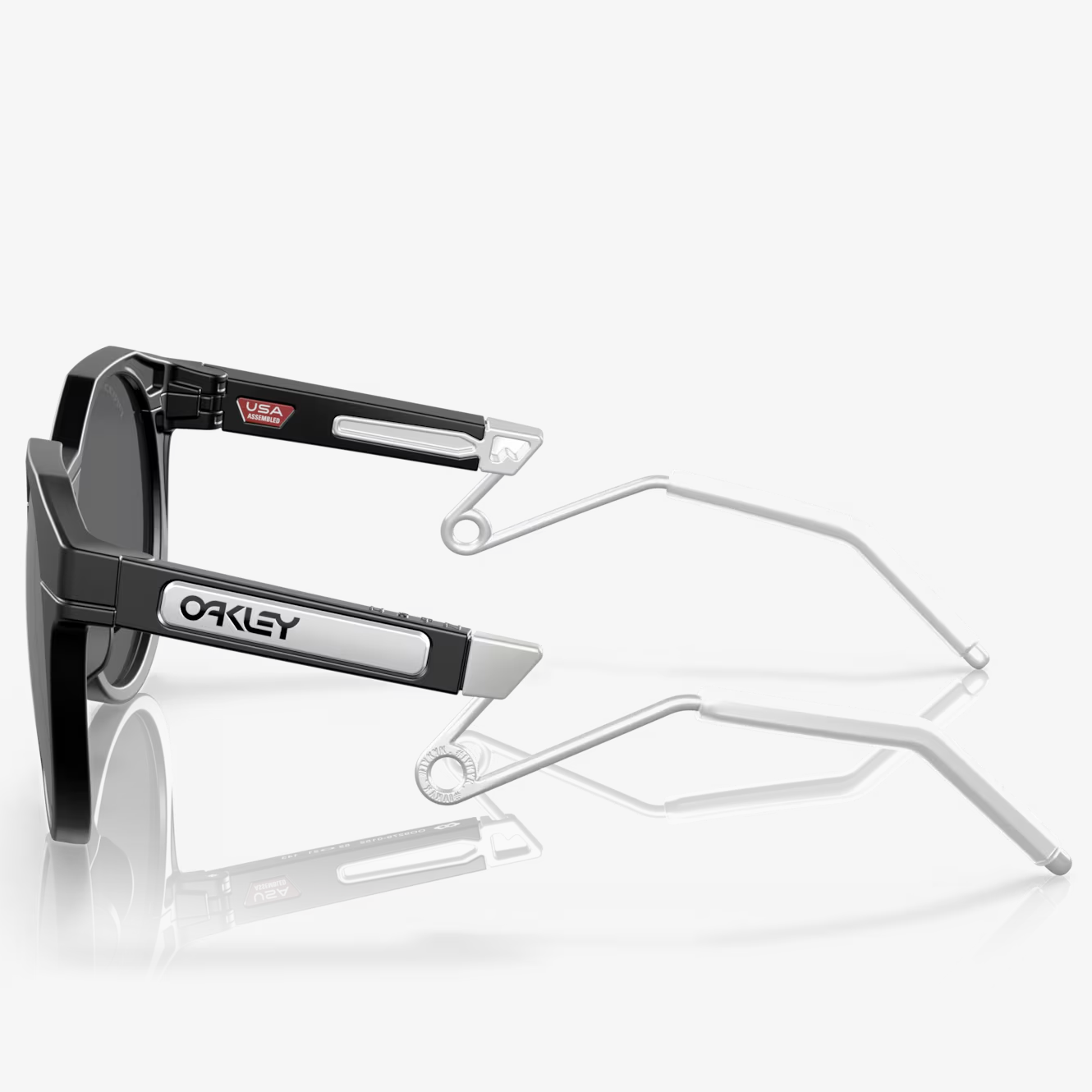 OAKLEY solglasögon HSTN Metal matt svart med prizm svart