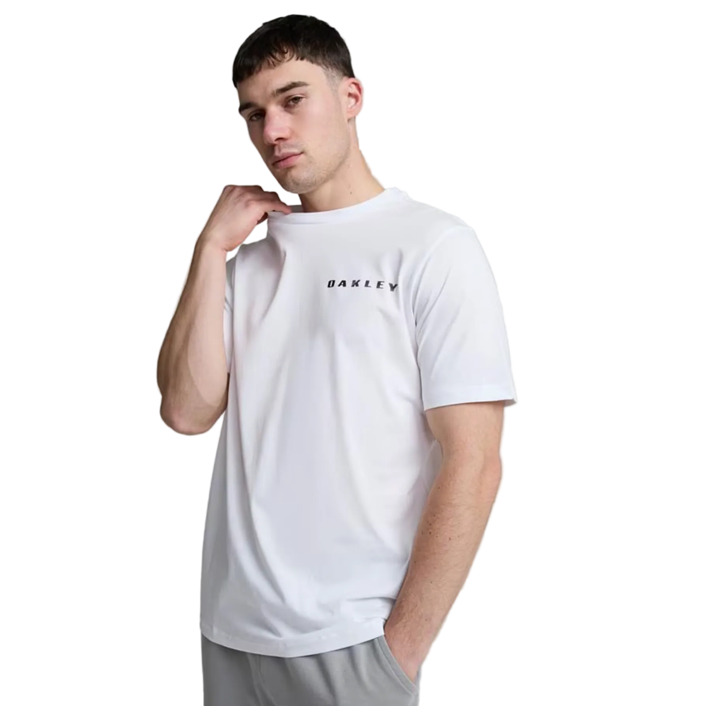 OAKLEY T-shirt Ellipse Bark Metal Tee vit