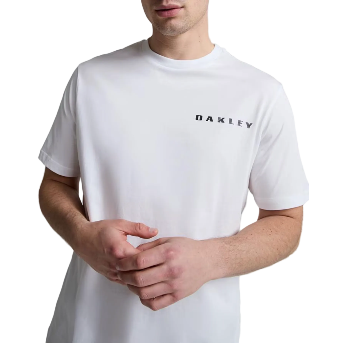 OAKLEY T-shirt Ellipse Bark Metal Tee vit