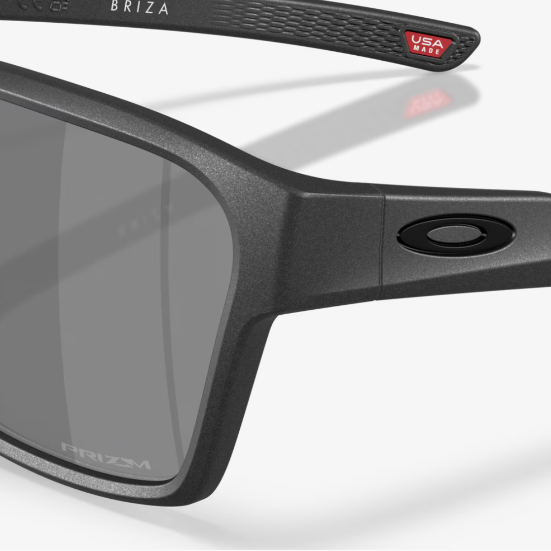 OAKLEY solglasögon Briza steel med prizm black iridium