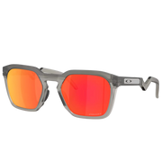 OAKLEY solglasögon HSTN SQ matt grå rök med prizm ruby