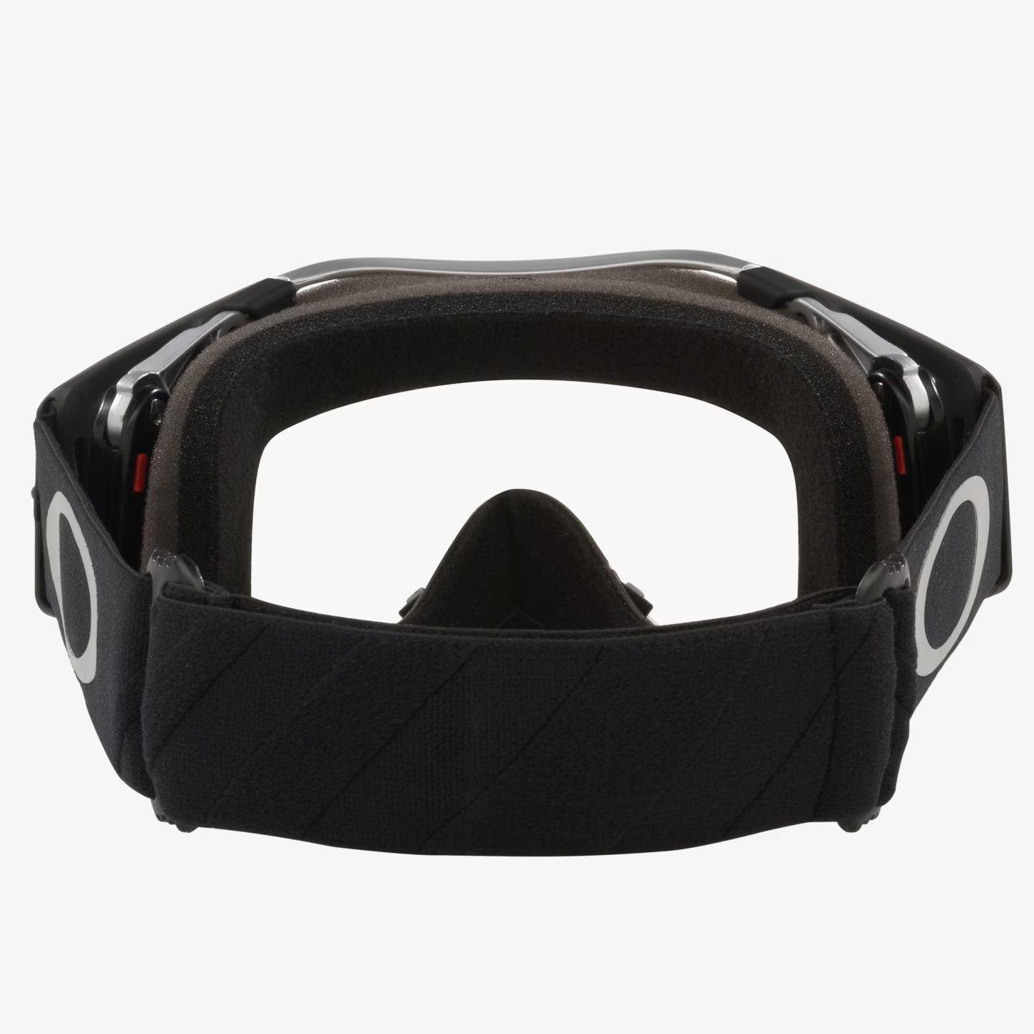 OAKLEY MX-glasögon Airbrake Tuff Block matt svart/silver med klara linser