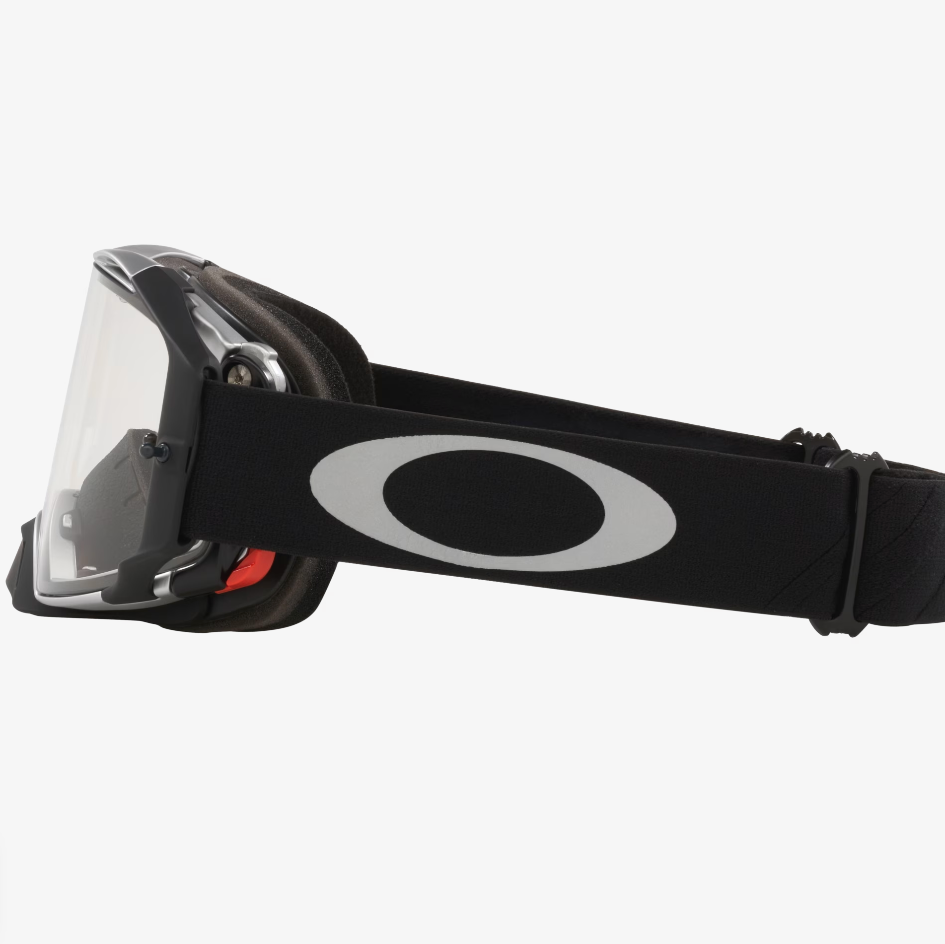 OAKLEY MX-glasögon Airbrake Tuff Block matt svart/silver med klara linser