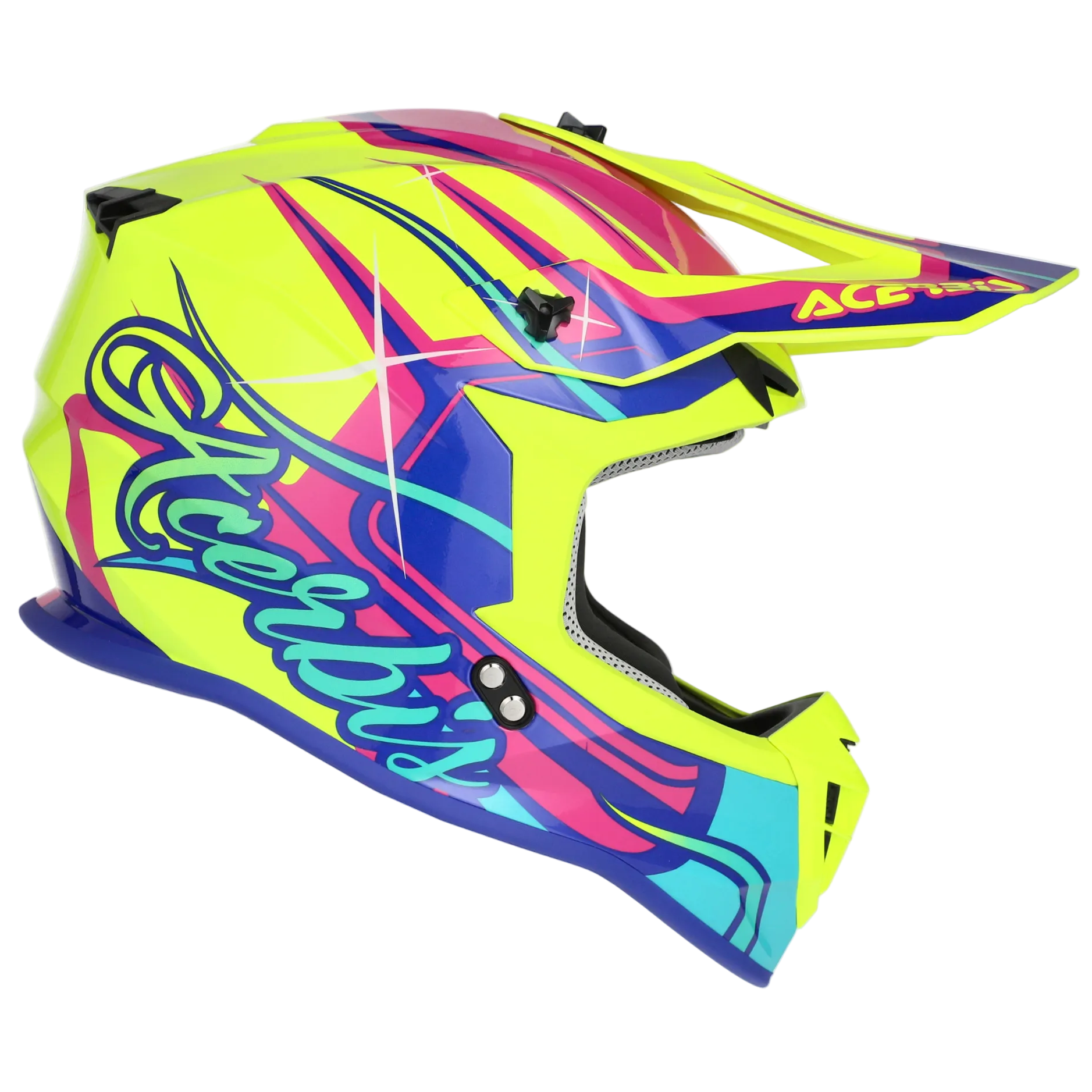 ACERBIS helmet Linear 2206 yellow/purple