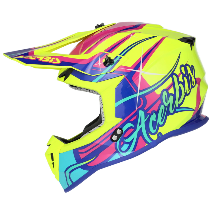 ACERBIS helmet Linear 2206 yellow/purple