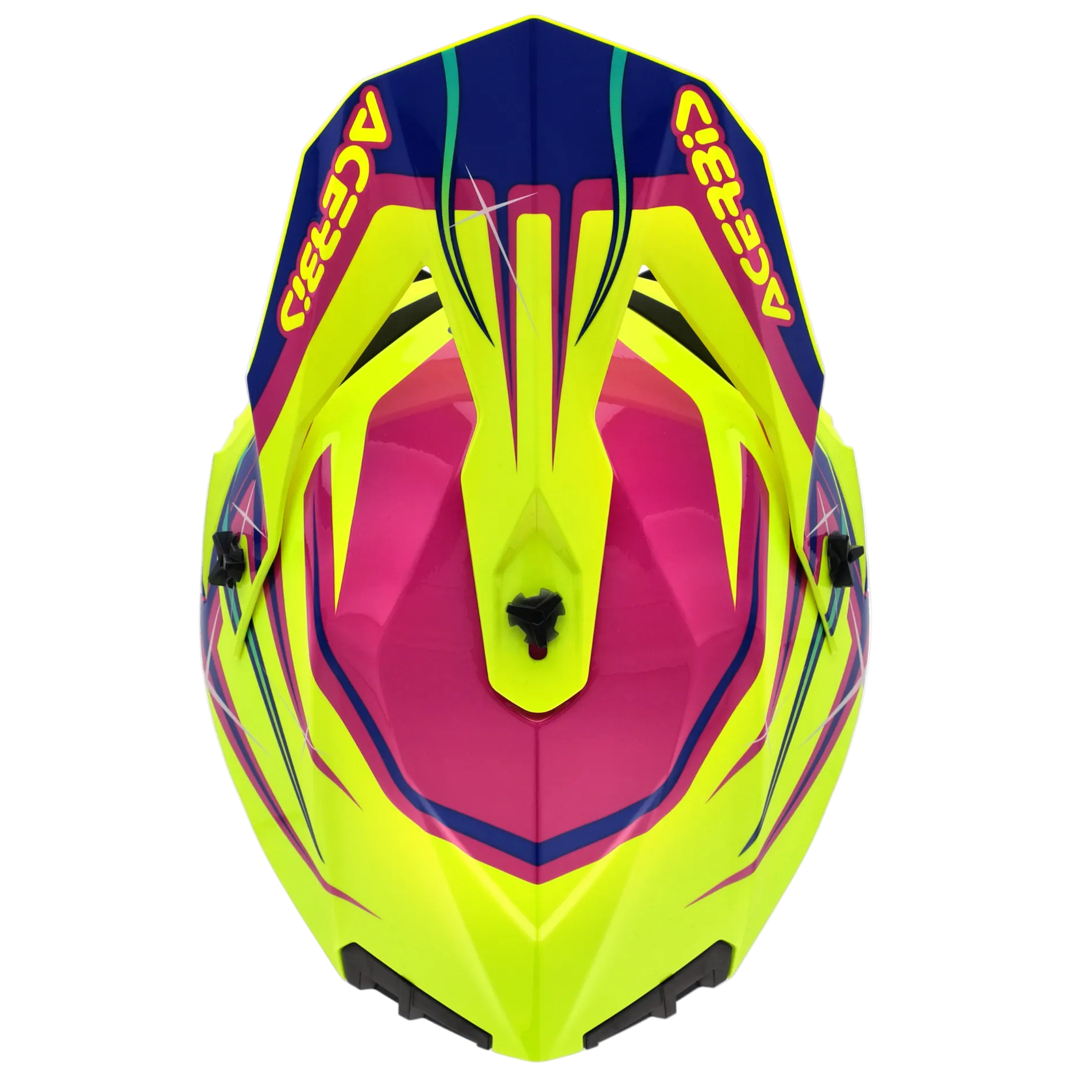 ACERBIS helmet Linear 2206 yellow/purple
