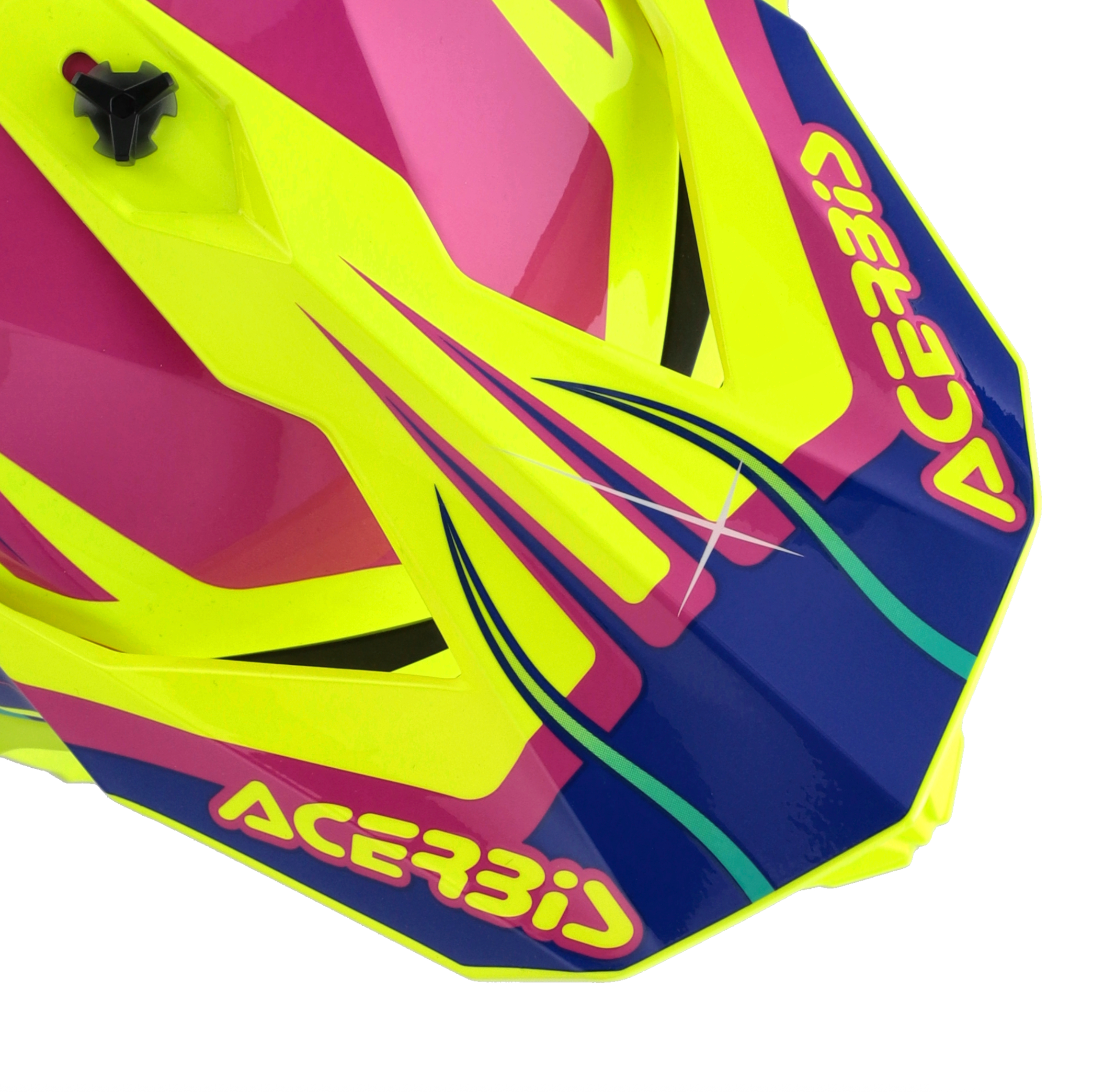 ACERBIS helmet Linear 2206 yellow/purple
