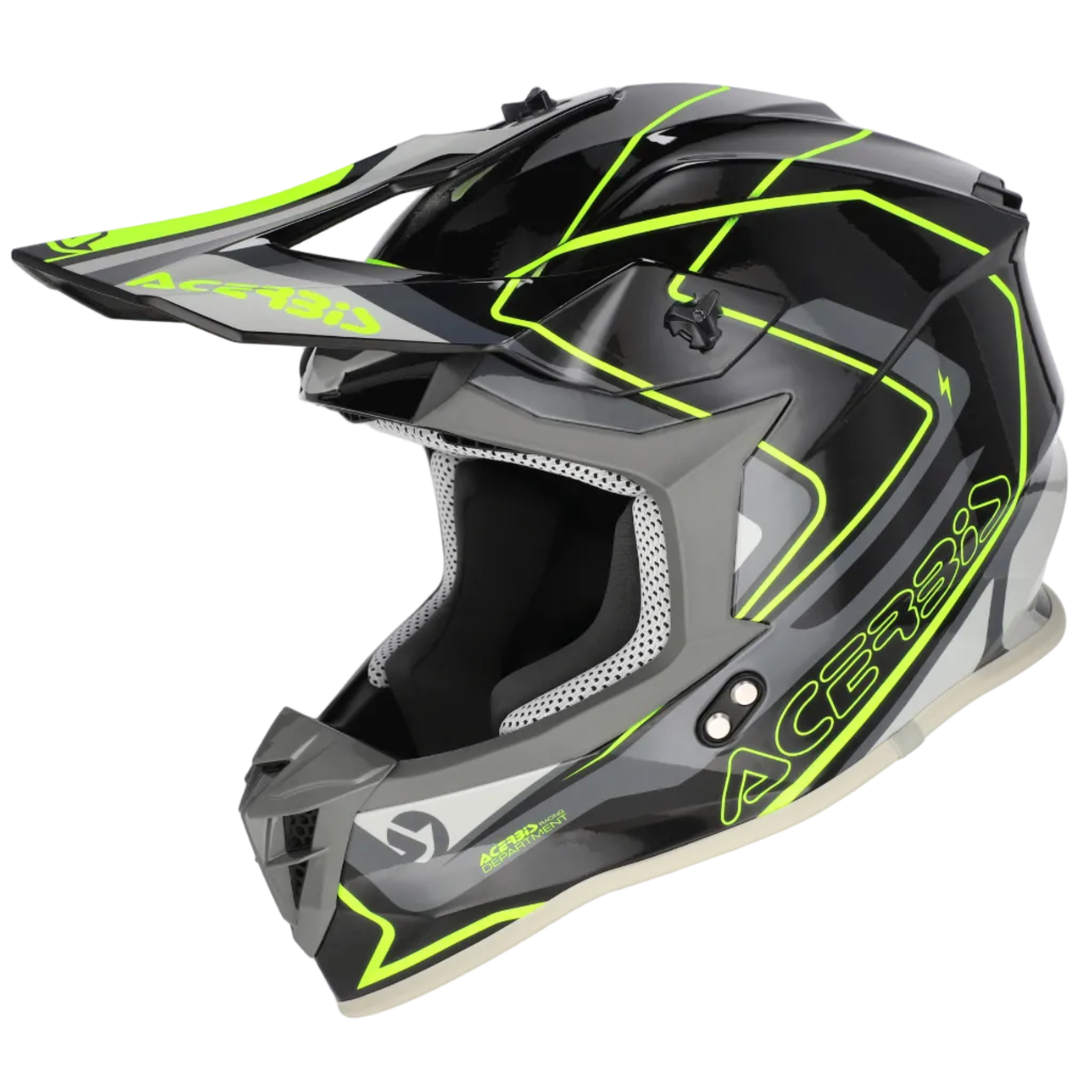 ACERBIS helmet Linear 2206 black/yellow fluo
