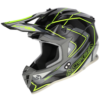 ACERBIS hjälm Linear 2206 svart/gul fluo