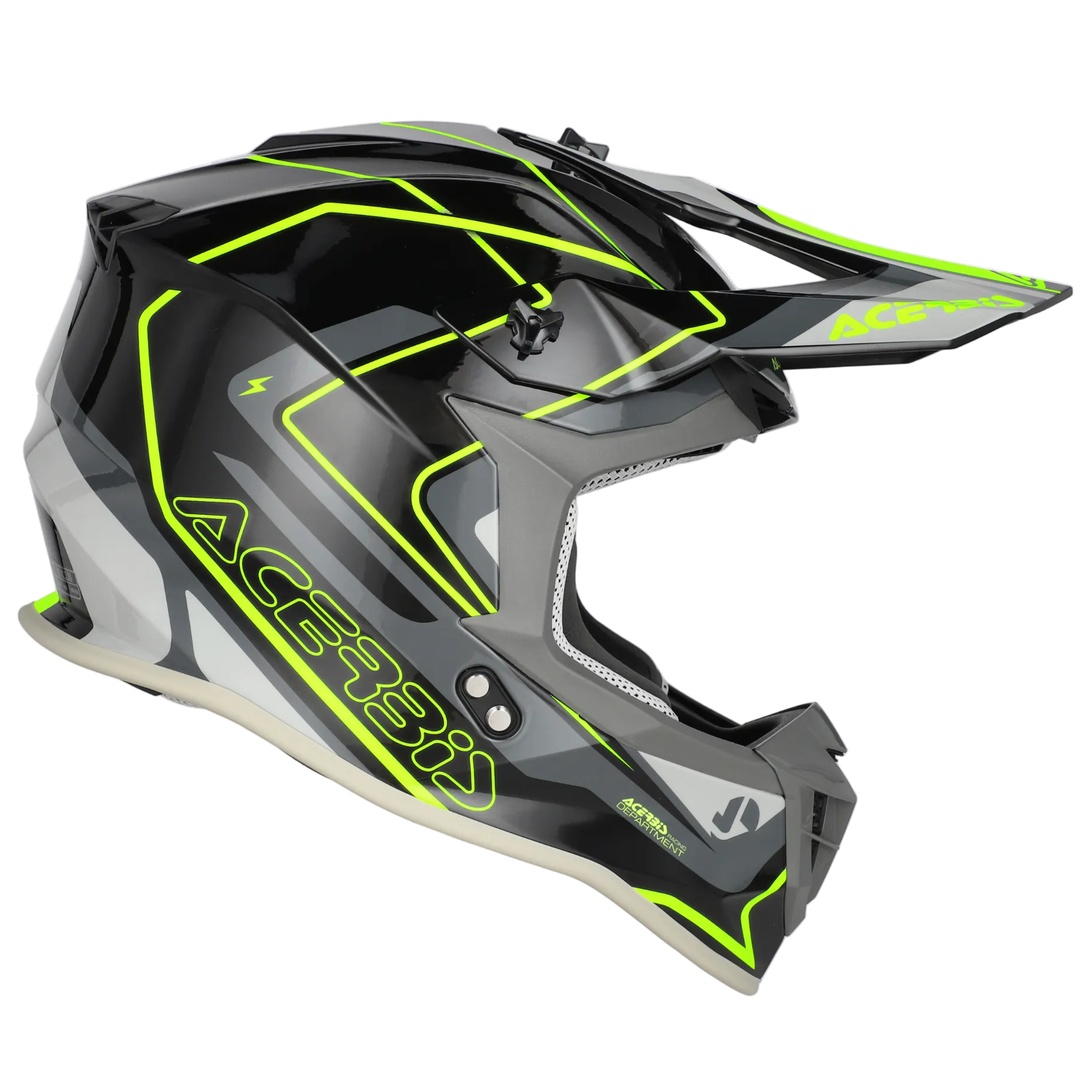 ACERBIS helmet Linear 2206 black/yellow fluo