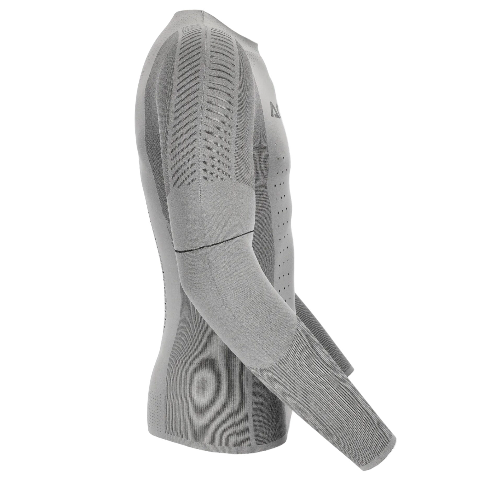 Gray compression garment on a white background