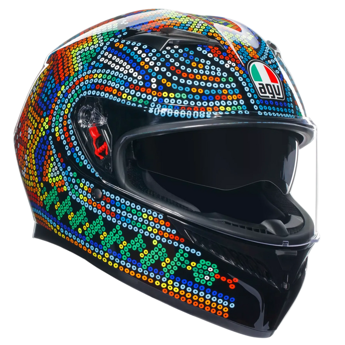 AGV helmet K3 Rossi Winter Test 2018
