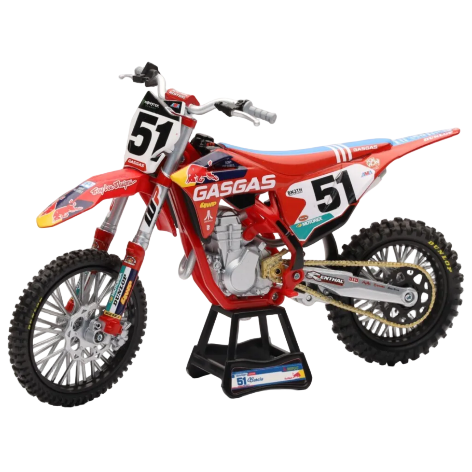 NEW RAY model 1:12 MX GasGas MC 450F Justin Barcia #51