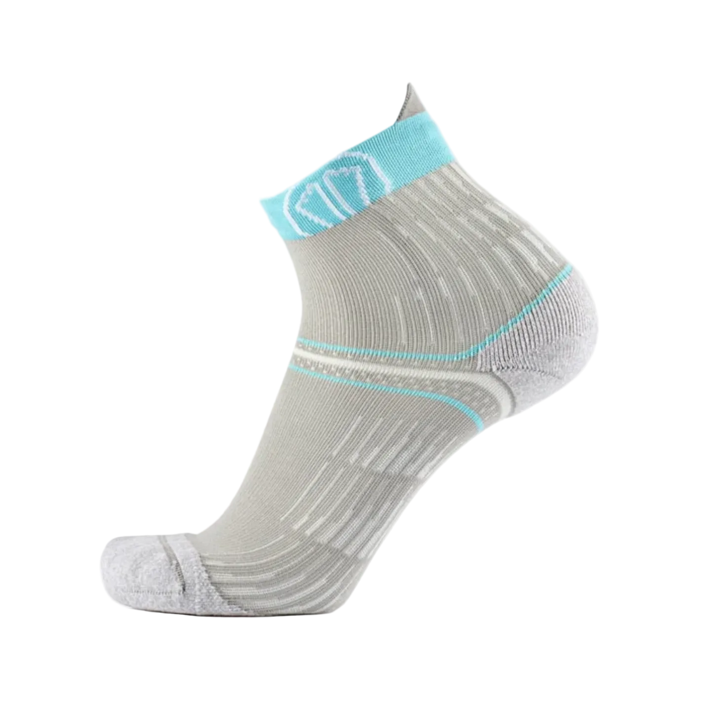 SIDAS strumpor Run Comfort grå/turkos