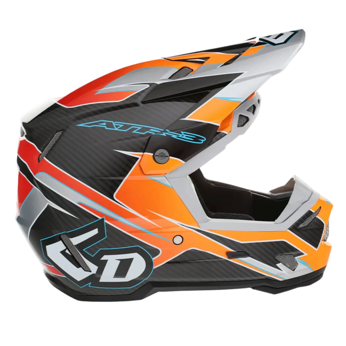 6D ATR-3Y Reflex Gloss neon orange helmet