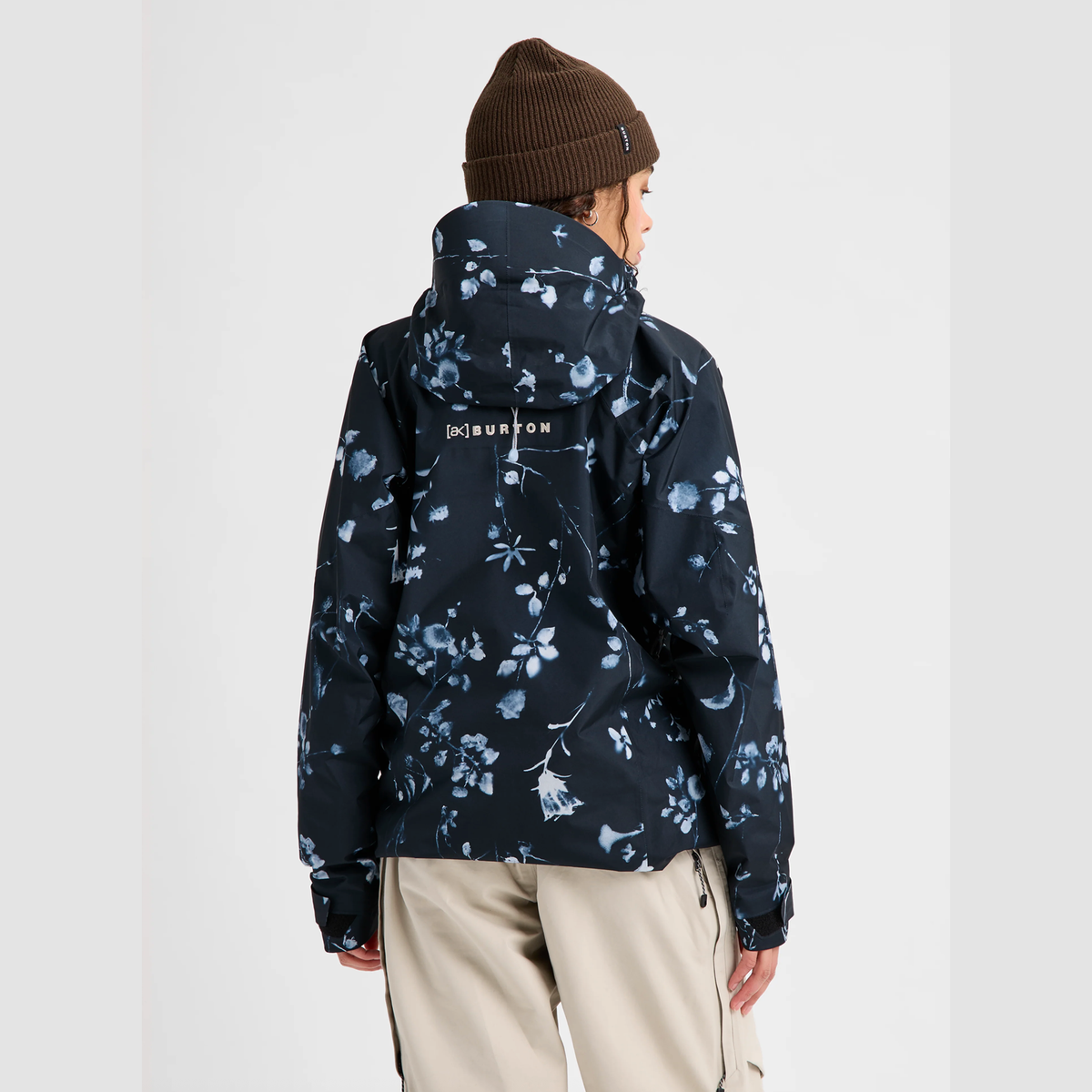 BURTON jacka W AK Gore Cyclc JKT cyanotyp blommig